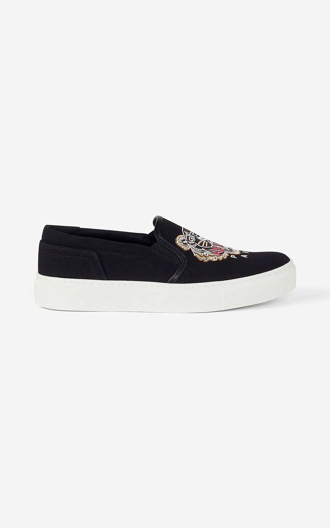 Kenzo K Skate Tiger slip on αθλητικα παπουτσια γυναικεια μαυρα | GR329656